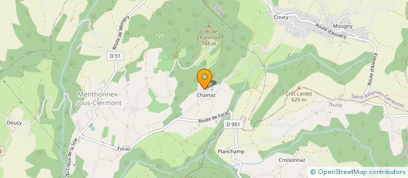 localisation de l'entreprise CLICQ FRERES  MENTHONNEX-SOUS-CLERMONT