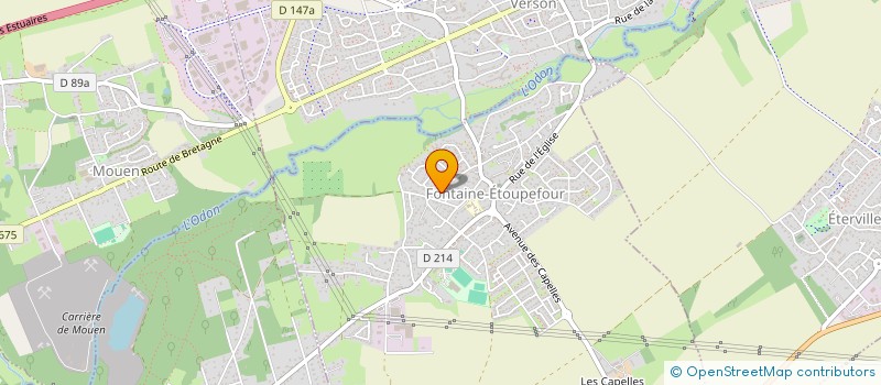 localisation de l'entreprise CLICS ET PUCES INFORMATIQUE  FONTAINE-ETOUPEFOUR