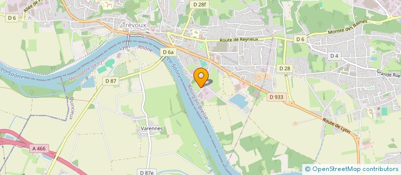 localisation de l'entreprise CLIDASSOU MACONNERIE à TREVOUX