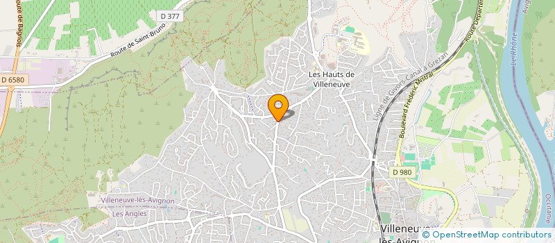 localisation de l'entreprise CLIENT 365  VILLENEUVE-LES-AVIGNON