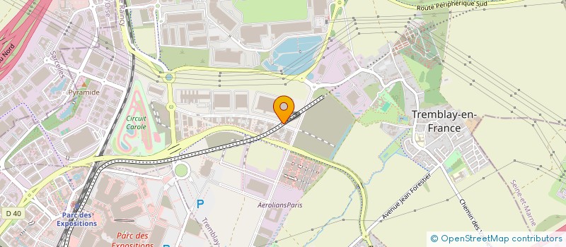 localisation de l'entreprise CLIENT SERVEUR EQUIPEMENT  TREMBLAY-EN-FRANCE