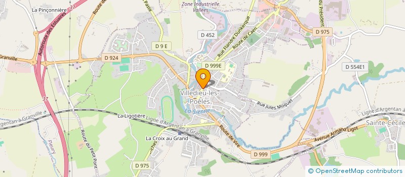 localisation de l'entreprise CLIF  VILLEDIEU-LES-POELES-ROUFFIGNY