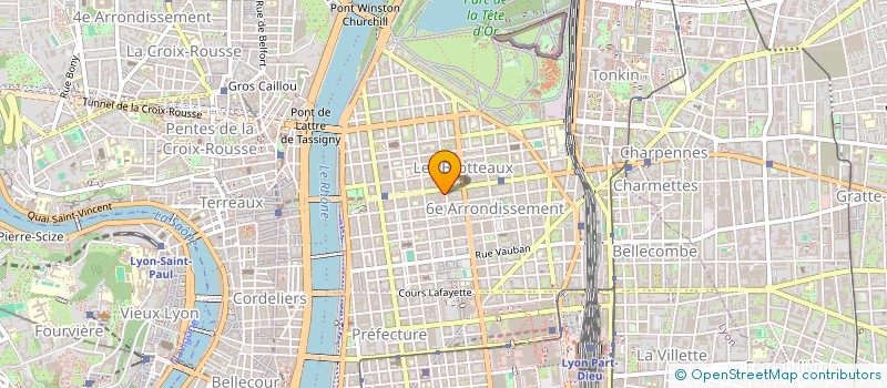 localisation de l'entreprise CLIFF INTER  LYON