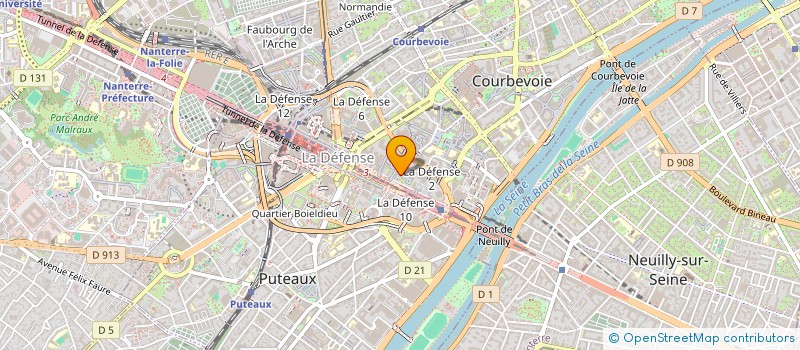 localisation de l'entreprise CLIFF INVESTOR RELATIONS à COURBEVOIE
