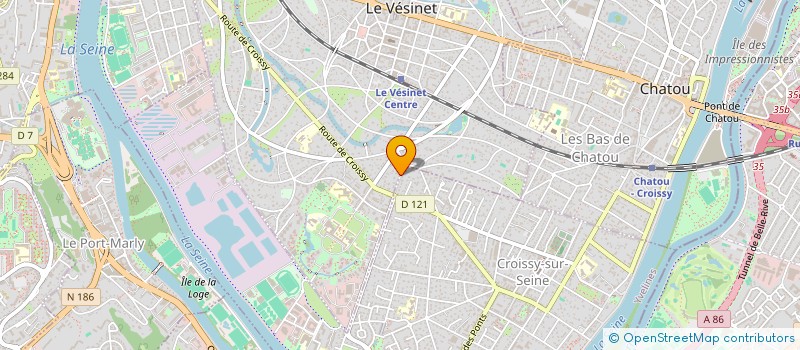 localisation de l'entreprise CLIFFBASE  LE VESINET