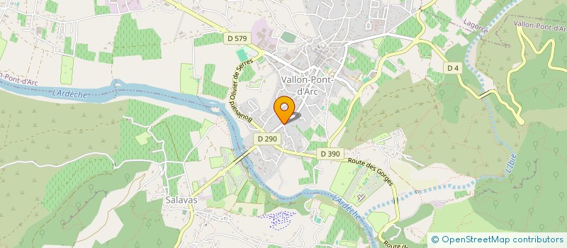 localisation de l'entreprise CLIFTEM à VALLON-PONT-D'ARC