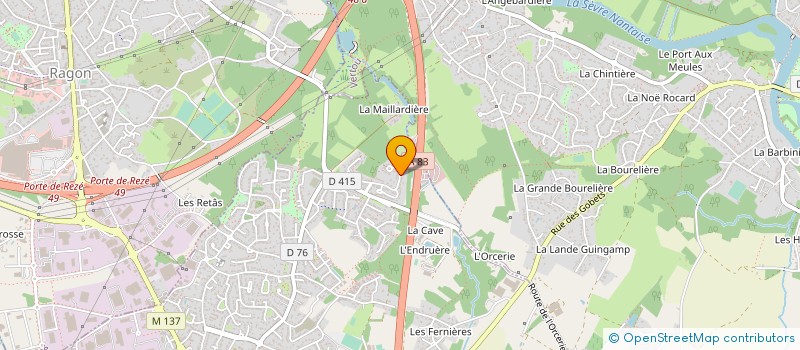 localisation de l'entreprise CLIFTON à LES SORINIERES