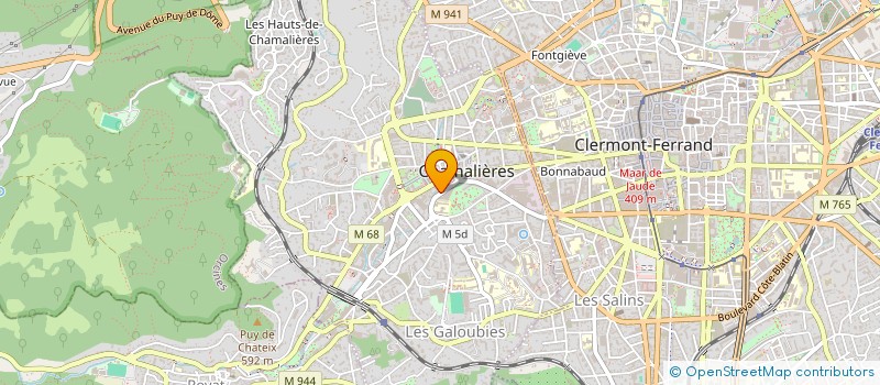 localisation de l'entreprise CLIGNE-MUSETTE  CHAMALIERES