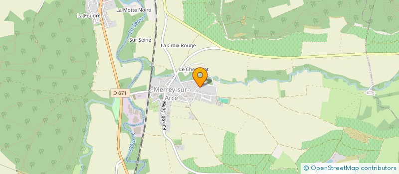 localisation de l'entreprise CLIGNY JOEL à MERREY-SUR-ARCE