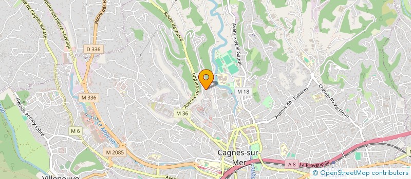 localisation de l'entreprise CLIJ à CAGNES-SUR-MER