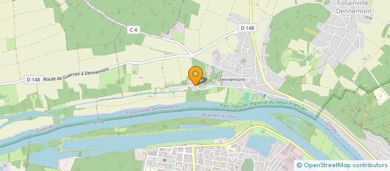 localisation de l'entreprise CLIKA 78  FOLLAINVILLE-DENNEMONT