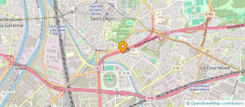 localisation de l'entreprise CLIKFORMA à SAINT-DENIS