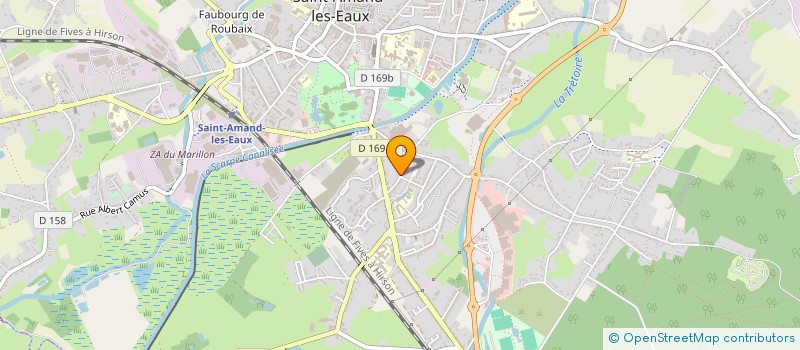 localisation de l'entreprise CLIM à SAINT-AMAND-LES-EAUX