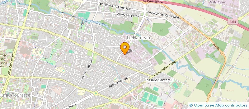 localisation de l'entreprise CLIM 64 à PAU