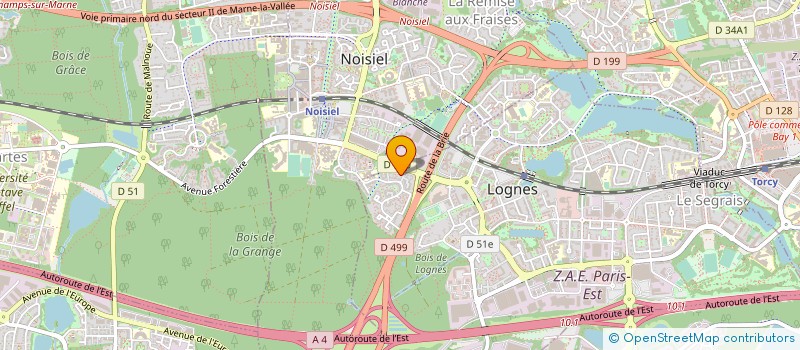 localisation de l'entreprise CLIM A PLUS à LOGNES