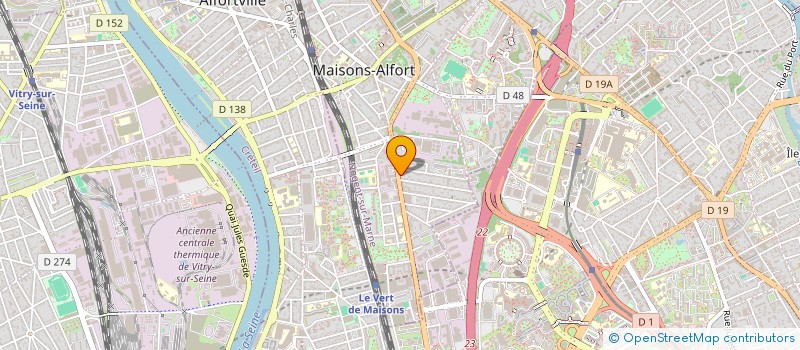localisation de l'entreprise CLIM AIR à MAISONS-ALFORT