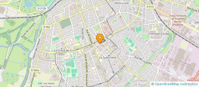 localisation de l'entreprise CLIM'ALU à CAEN