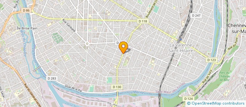 localisation de l'entreprise CLIM AMB PLOMBERIE à SAINT-MAUR-DES-FOSSES