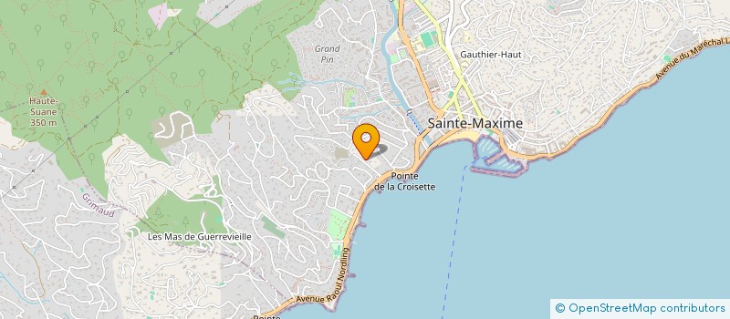 localisation de l'entreprise CLIM AZUR CONCEPT à SAINTE-MAXIME