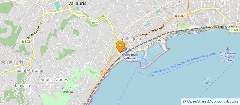 localisation de l'entreprise CLIM & CO 06  ROQUEFORT-LES-PINS