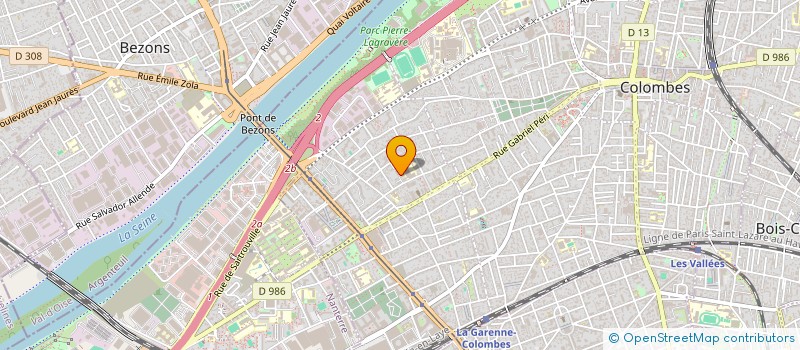 localisation de l'entreprise CLIM CO  COLOMBES