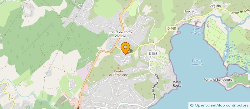 localisation de l'entreprise CLIM CONCEPT à PORTO-VECCHIO