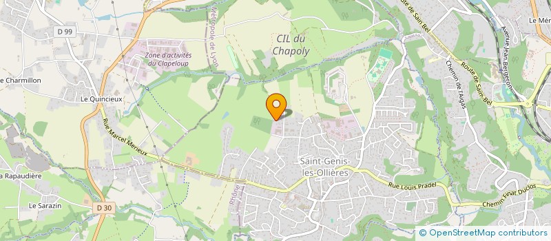 localisation de l'entreprise CLIM CONCEPT RHONE ALPES  SAINT-GENIS-LES-OLLIERES