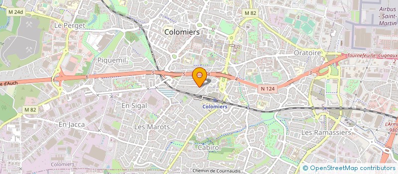 localisation de l'entreprise CLIM CONCEPT SUD OUEST à COLOMIERS