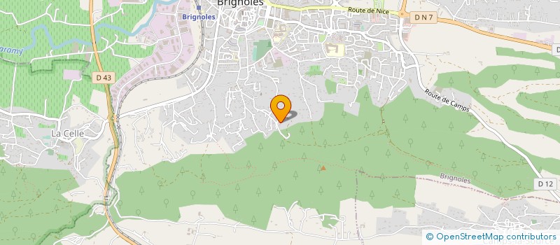 localisation de l'entreprise CLIM CONFORT à BRIGNOLES
