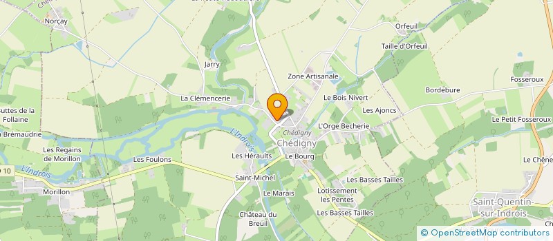 localisation de l'entreprise CLIM CONFORT SERVICE à CHEDIGNY