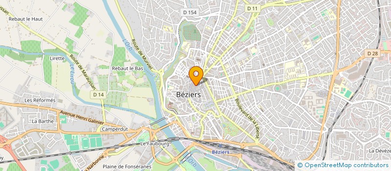 localisation de l'entreprise CLIM & COOL à BEZIERS