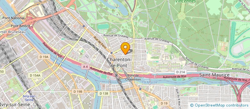 localisation de l'entreprise CLIM D'T à CHARENTON-LE-PONT