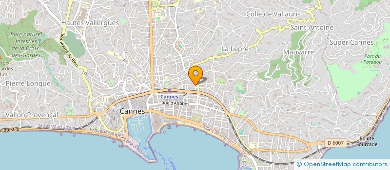 localisation de l'entreprise CLIM DENFERT MEDITERRANNEE à CANNES