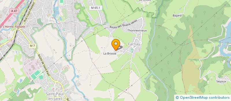 localisation de l'entreprise CLIM DEVELOPPEMENT  FARNAY