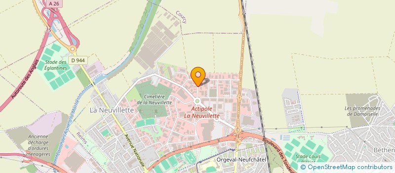 localisation de l'entreprise CLIM'ECO  REIMS