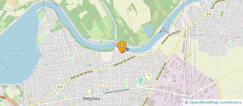 localisation de l'entreprise CLIM ELEC  MEYZIEU