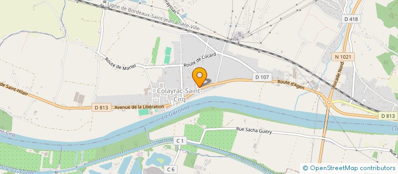 localisation de l'entreprise CLIM ELEC 47  COLAYRAC-SAINT-CIRQ