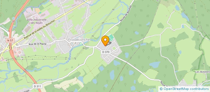 localisation de l'entreprise CLIM ELEC 70 à FROIDECONCHE