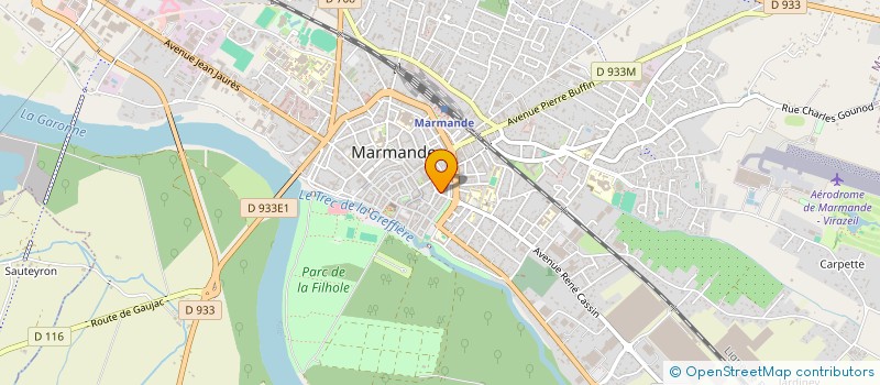 localisation de l'entreprise CLIM'ELEC  MARMANDE
