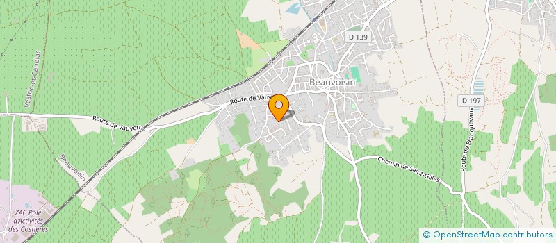 localisation de l'entreprise CLIM ELEC OCCITANIE  BEAUVOISIN
