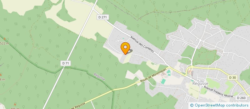 localisation de l'entreprise CLIM&FROID  REGUSSE