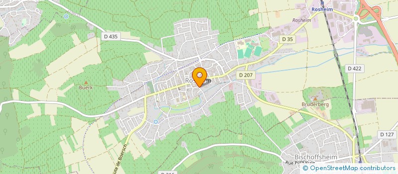 localisation de l'entreprise CLIM GENERATION à ROSHEIM