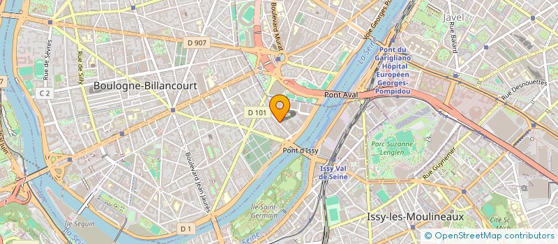 localisation de l'entreprise CLIM HORIZON à BOULOGNE-BILLANCOURT