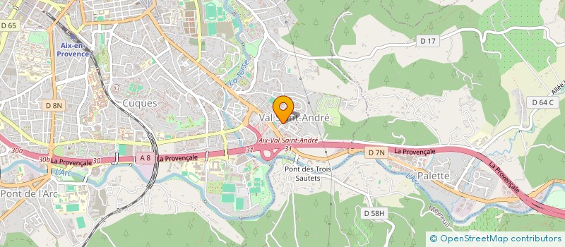 localisation de l'entreprise CLIM'IN à AIX-EN-PROVENCE
