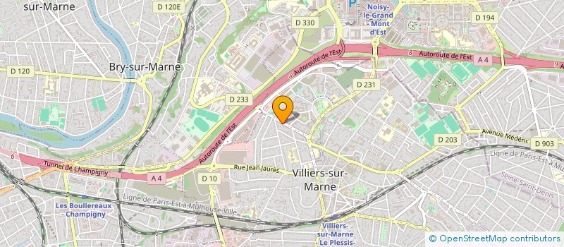 localisation de l'entreprise CLIM'K  VILLIERS-SUR-MARNE