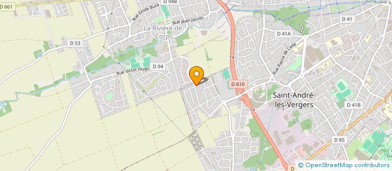 localisation de l'entreprise CLIM&LEC à SAINT-ANDRE-LES-VERGERS