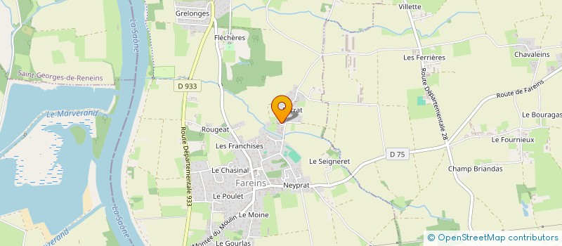 localisation de l'entreprise CLIM MAINTENANCE à FAREINS