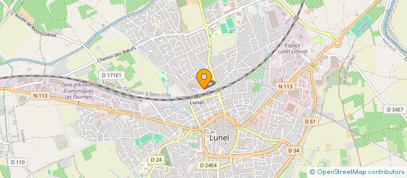 localisation de l'entreprise CLIM MANIA  LUNEL