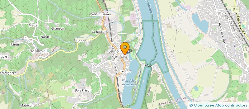 localisation de l'entreprise CLIM N' SOL  SAINT-PIERRE-DE-BUF