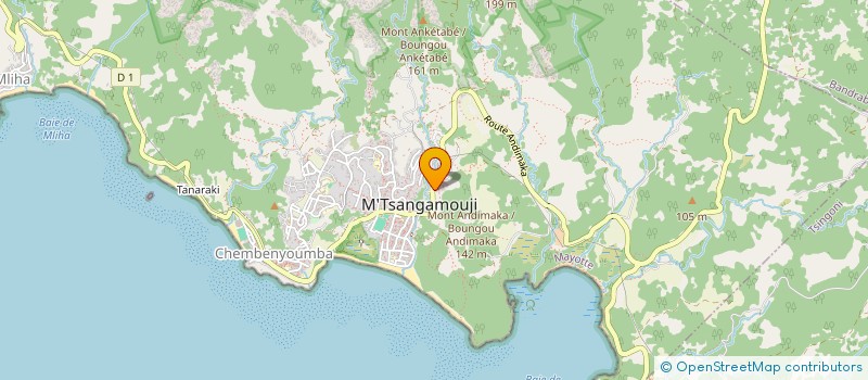 localisation de l'entreprise CLIM NORD MT SERVICES à M'TSANGAMOUJI